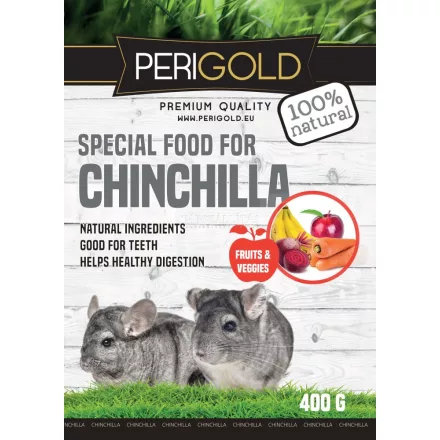 Perigold Csincsilla eledel gyümölcsös 800g
