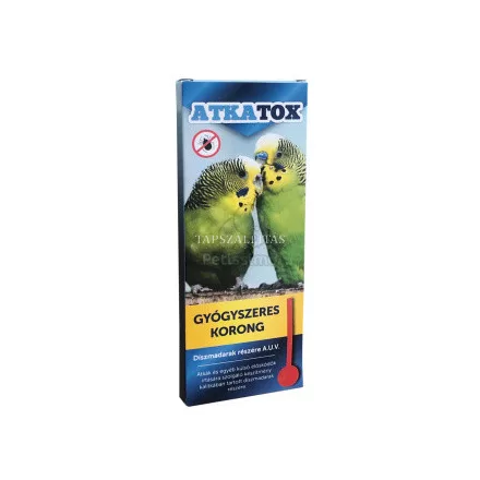 Atkatox gyógyszeres korong díszmadaraknak