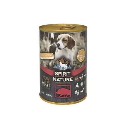 Spirit of Nature kutyakonzerv Vaddisznó 415g /db